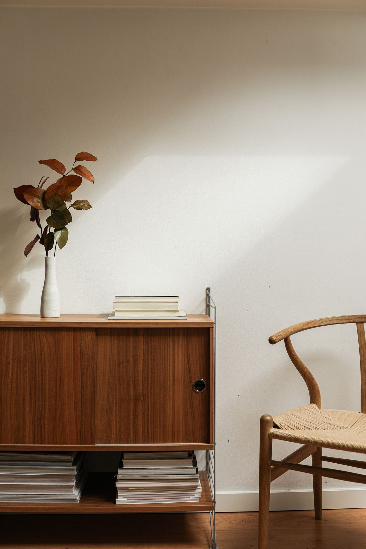 Tessa Cane-Front Sideboard – Natural Wood Storage Cabinet, Japandi Dining Credenza, Minimalist Rattan Living Room Console