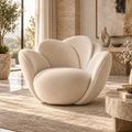 VUQMIRANA™ Aurette Cream Petal Chair