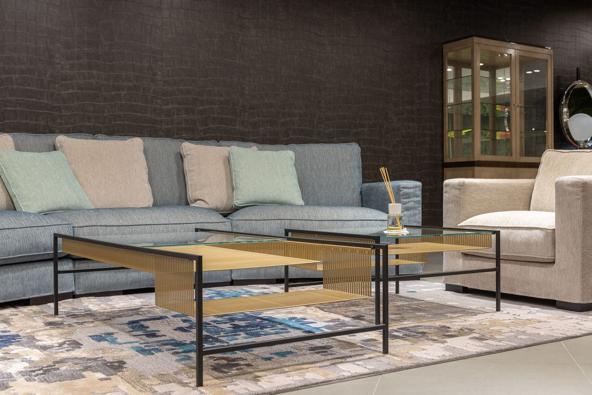 Vale Round Oak Coffee Table – Modern Wood Center Table, Minimalist Japandi Living Room Table, Warm Natural Low Coffee Table – lifestyle image 3